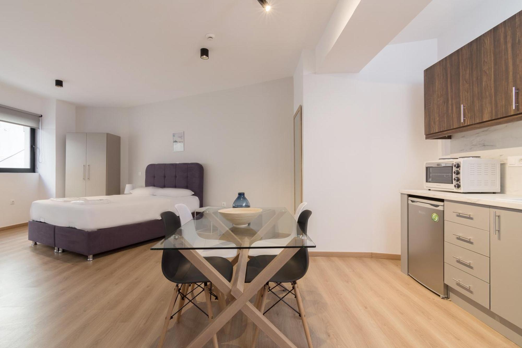 Leochares Lifestyle Apartments - Self Check-In Atenas Quarto foto